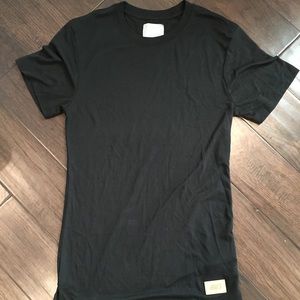 ASICS tiger black tee NWOT